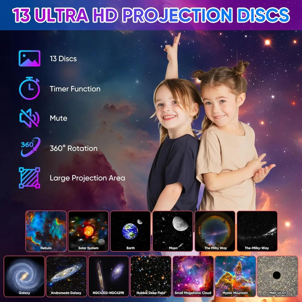 Galaxy Star Projector Night Light