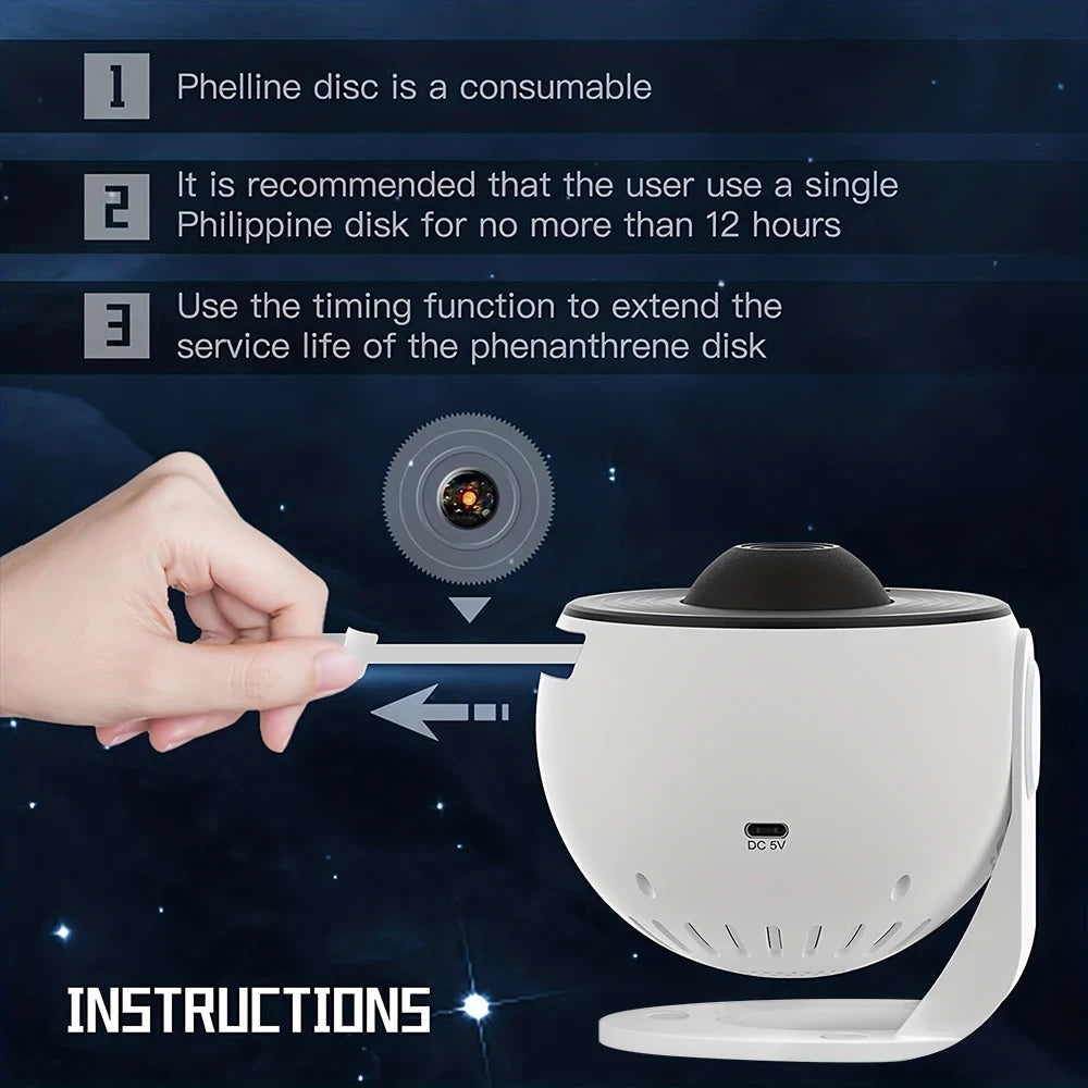 Galaxy Star Projector Night Light