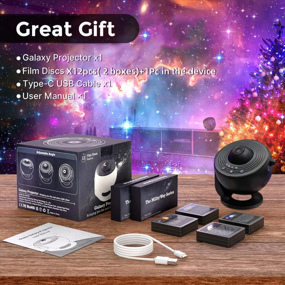 Galaxy Star Projector Night Light