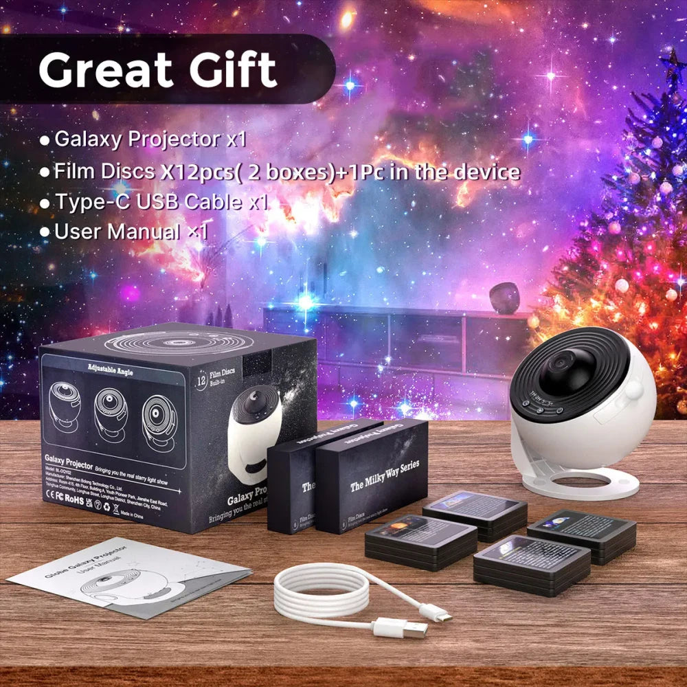 Galaxy Star Projector Night Light