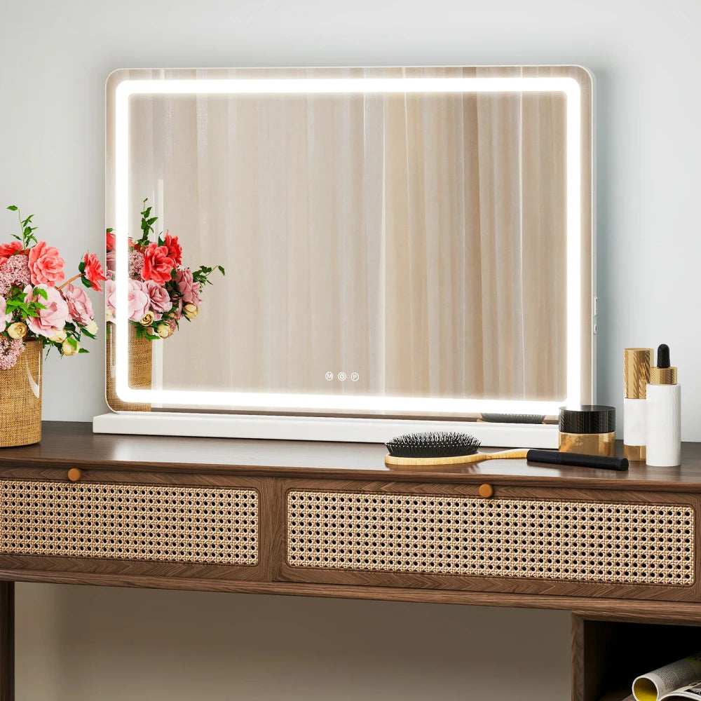 LED Vanity Mirror with Aluminum Frame